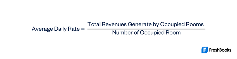 Average Daily Rate Formula