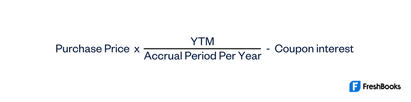 Constant Yield Method Formula