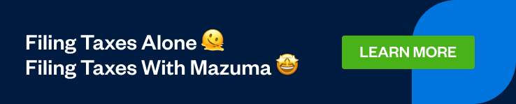 Filling taxes alone
Filling taxes with mazuma