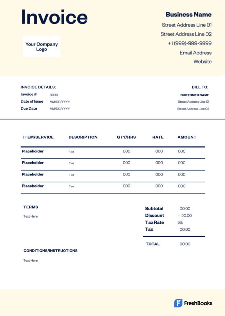 Free Plumbing Invoice Template