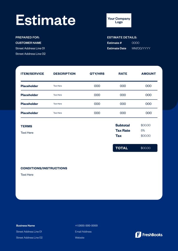 Painting Estimate Template - Style 11